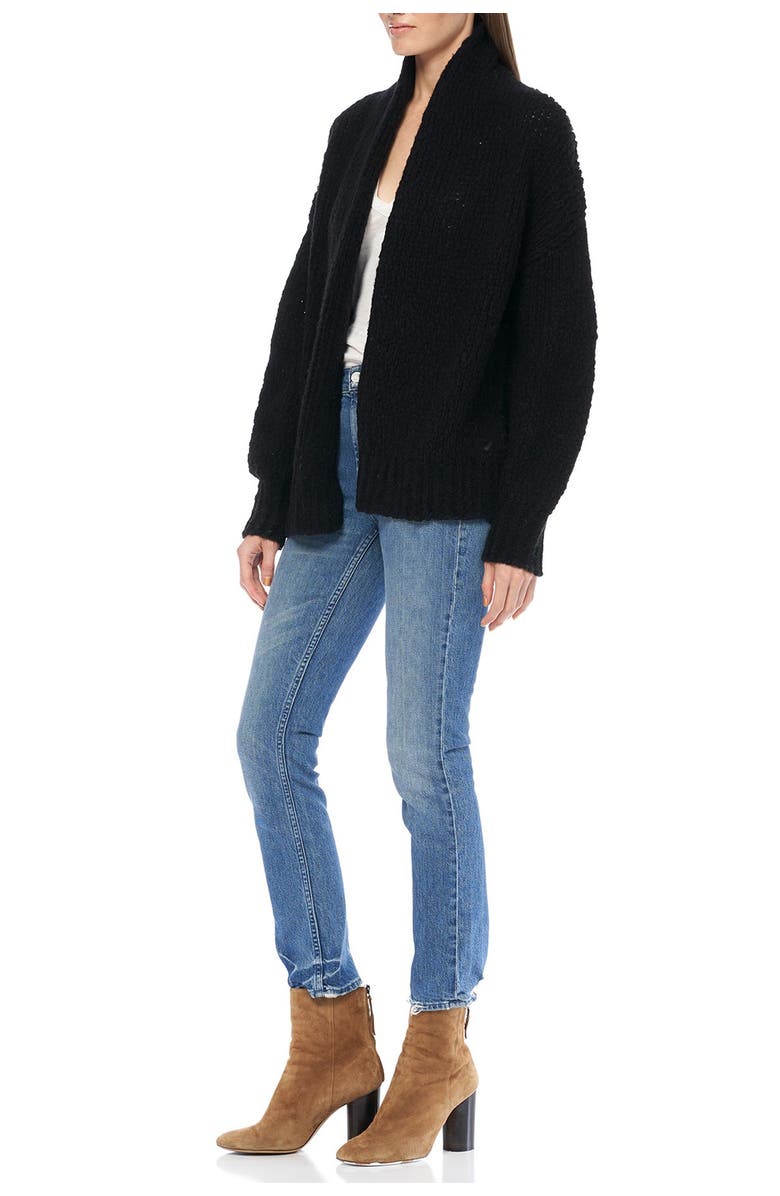 360 CASHMERE Harmonee Open Front Cardigan, Alternate, color, 