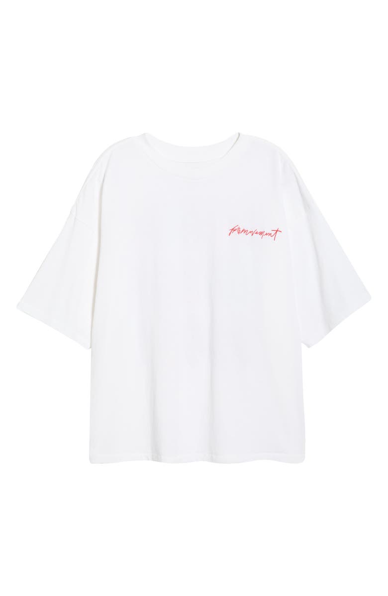 Free People FP Movement Logo Tackle T-Shirt, Main, color, Urban Buti White