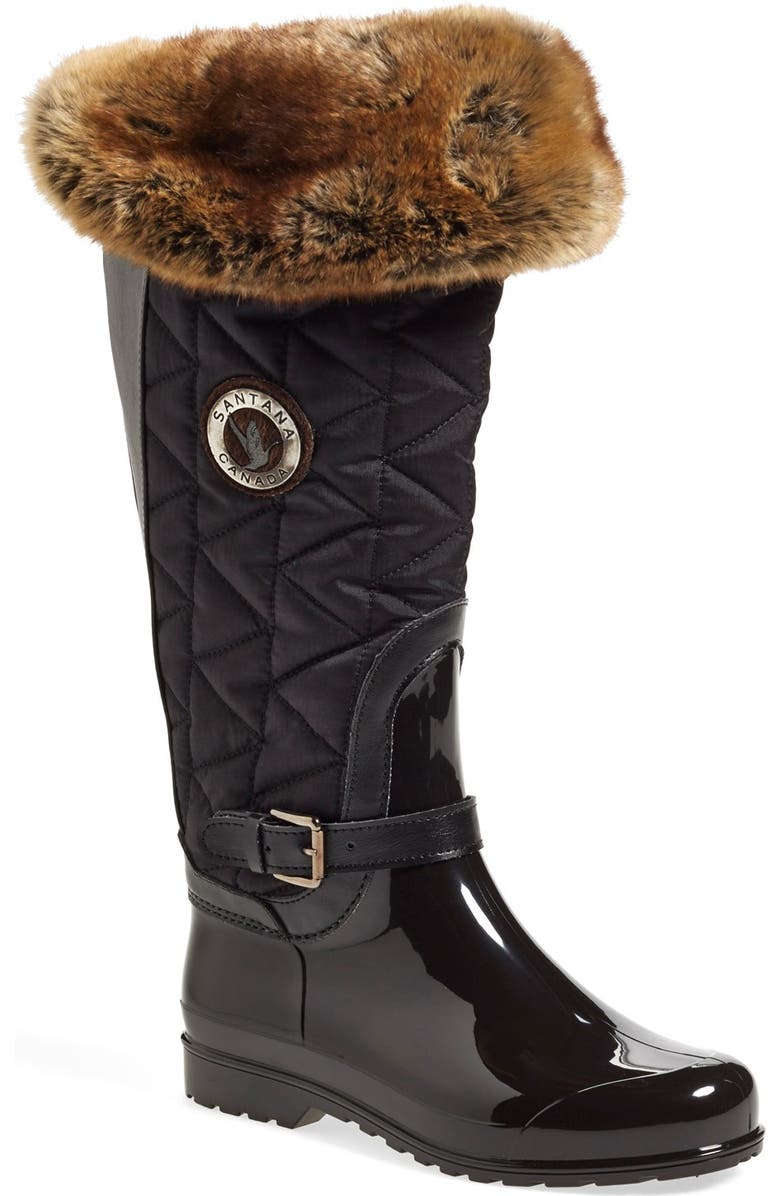 Santana Canada 'Clarissa' Waterproof Rain Boot, Main, color,