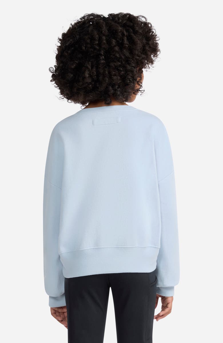 abercrombie kids Kids' Rose Bouquet Crewneck Sweatshirt, Alternate, color, Skyway