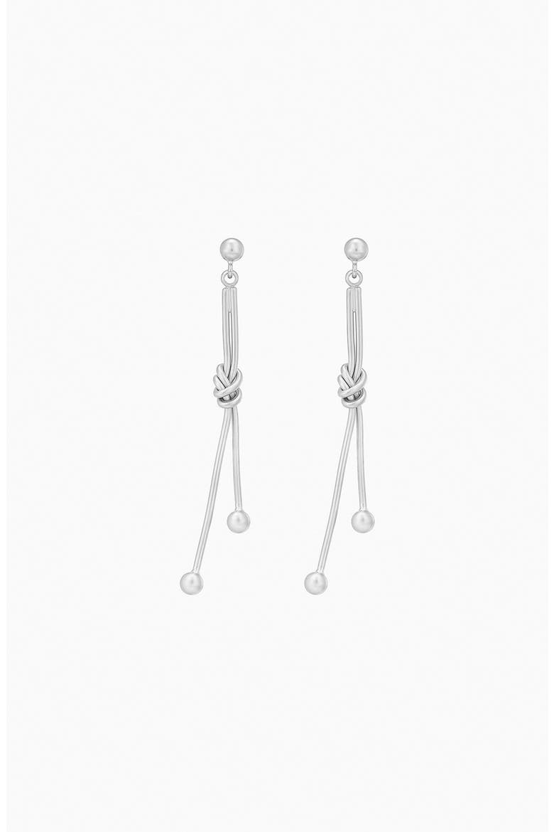 Alicia Earrings Dainty Elegant Statement, Main, color, Silver
