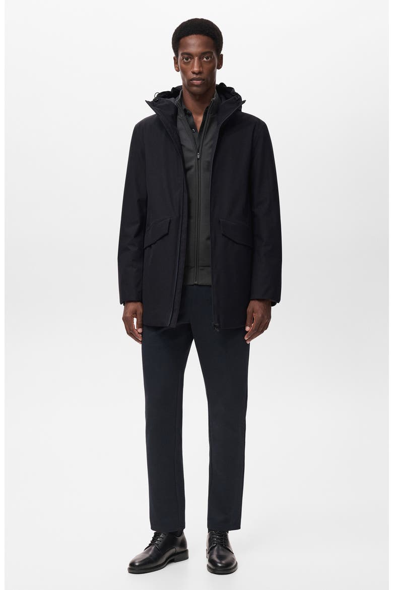 Water Repellent Packable Insulated Jacket, Alternate, color, NAVY