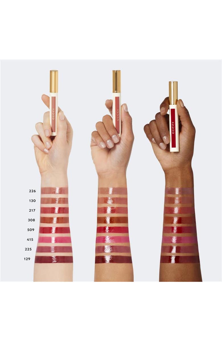 Gucci Glow Oil-In-Water Tint Liquid Lipstick, Alternate, color, 225 Marianne Mauve