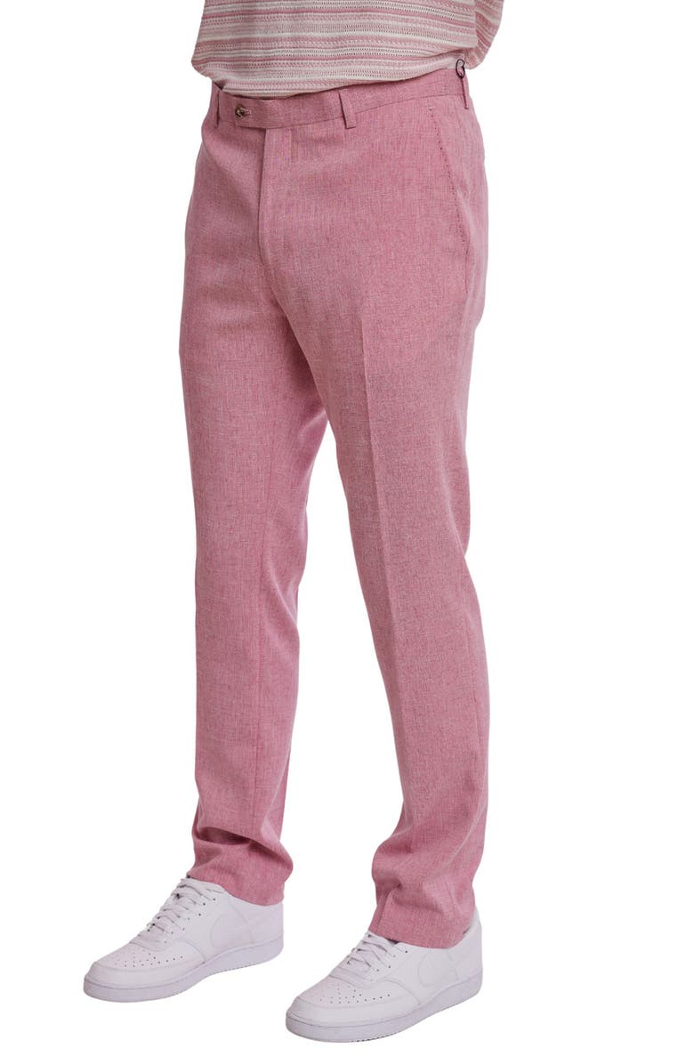 PAISLEY & GRAY Downing Slim Flat Front Crosshatch Dress Pants, Alternate, color,