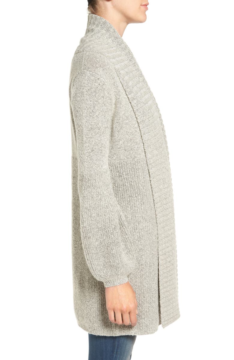 Hinge Ribbed Cardigan, Alternate, color, 