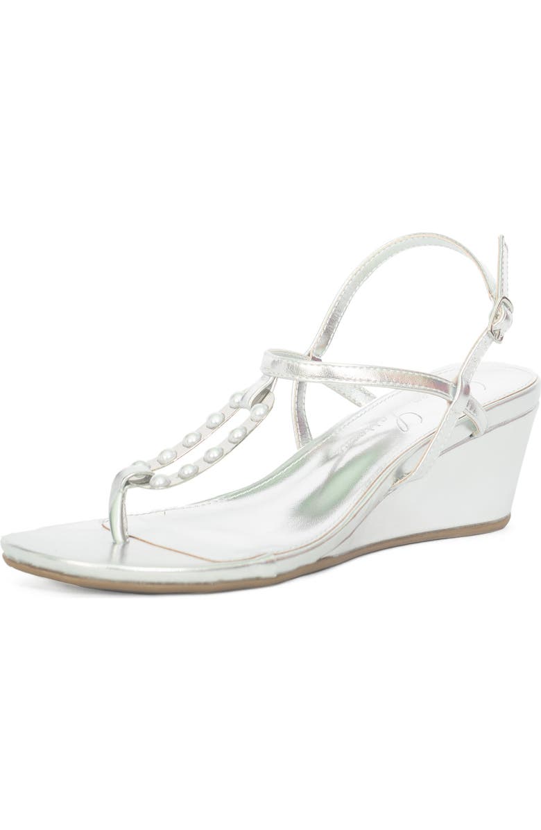Lauren Lorraine Laynie Sandals, Main, color, Silver
