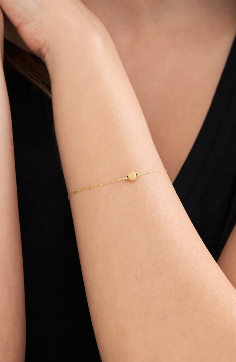 Bony Levy 14K Yellow Gold Beaded Chain Bracelet, Alternate, color, 14K Yellow Gold