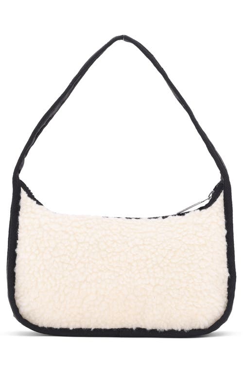 Lesportsac Faux Shearling Shoulder Bag In Pink