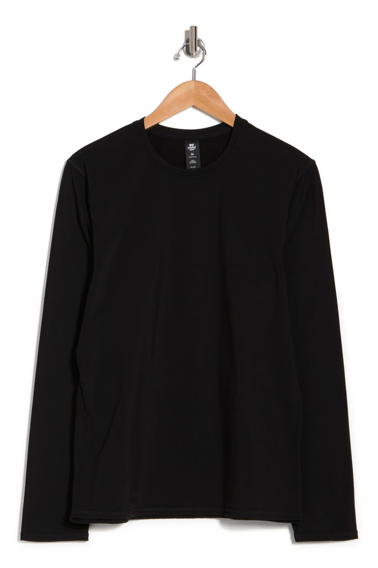 Ultralink Fleece Crew Neck, Alternate, color, BLACK