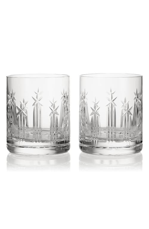 Waterford Crystal Double Old-fashioned Glasses, Set Of 2 In Transparent