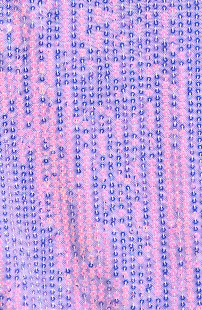 Zunie Kids' Sequin Camisole & Skirt Set, Alternate, color, Purple