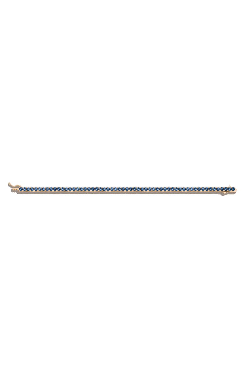 Aurate New York Lab Grown 6ct Sapphire Tennis Bracelet, Alternate, color,