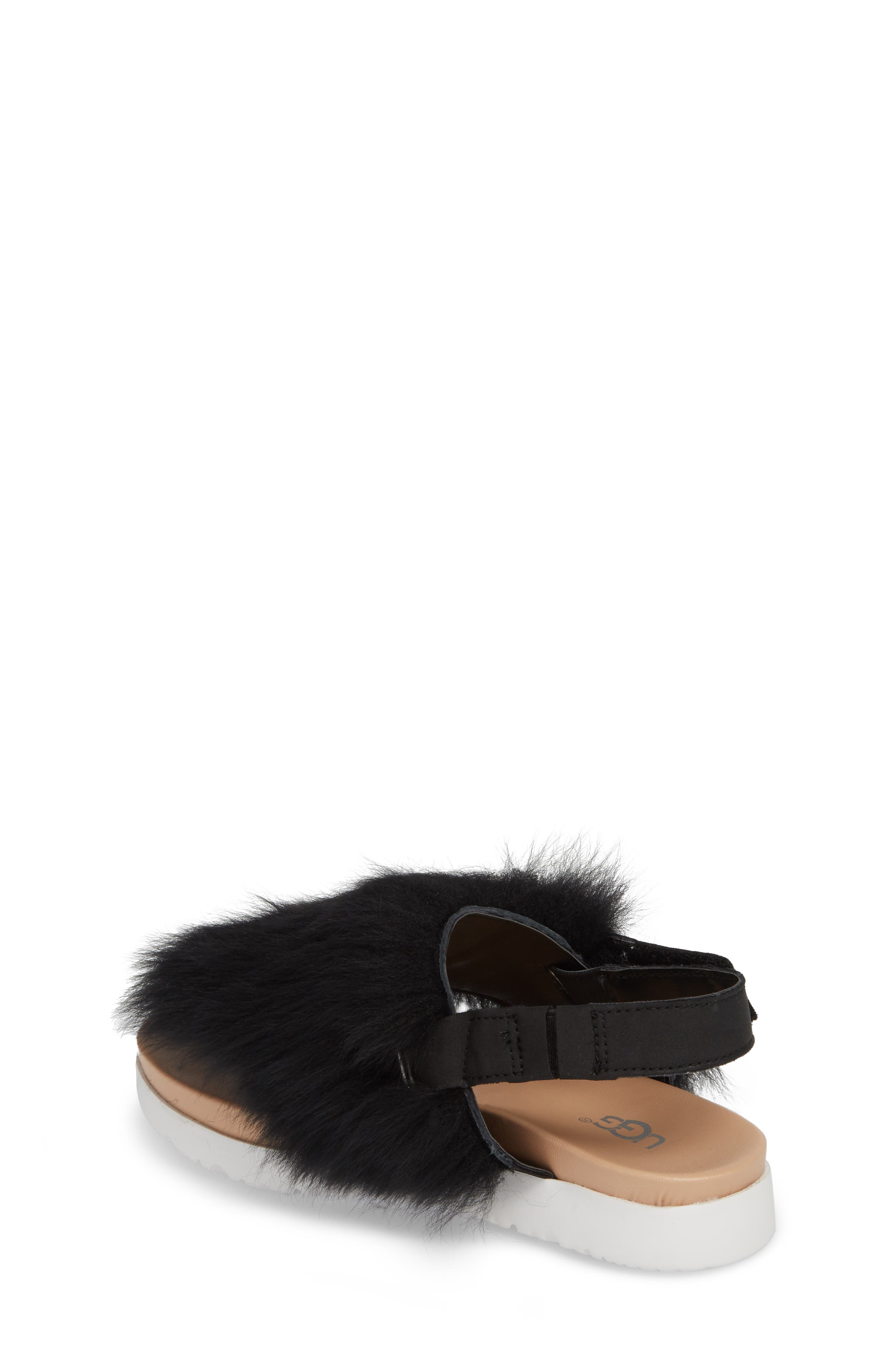 UGG<sup>®</sup> Holly Genuine Shearling Sandal, Alternate, color, 