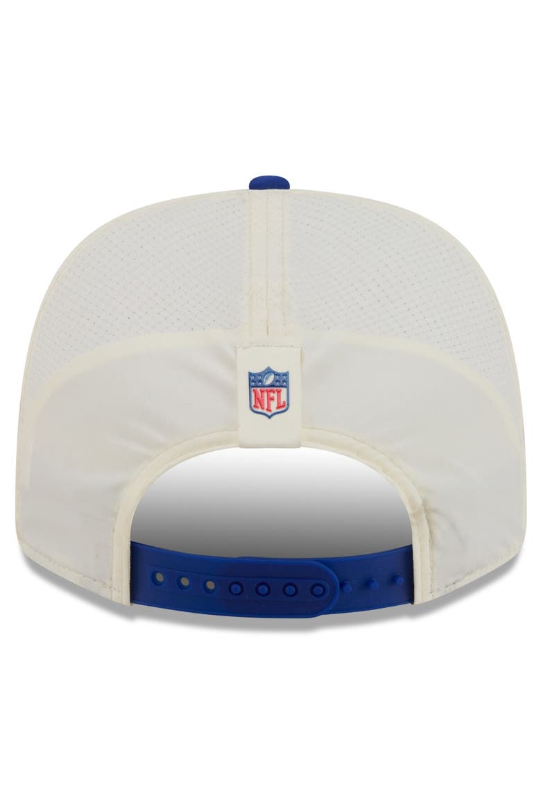 Men's New Era  Cream/Royal New York Giants 2026 NFL Training Camp 9SEVENTY Adjustable Hat, Alternate, color, Cream