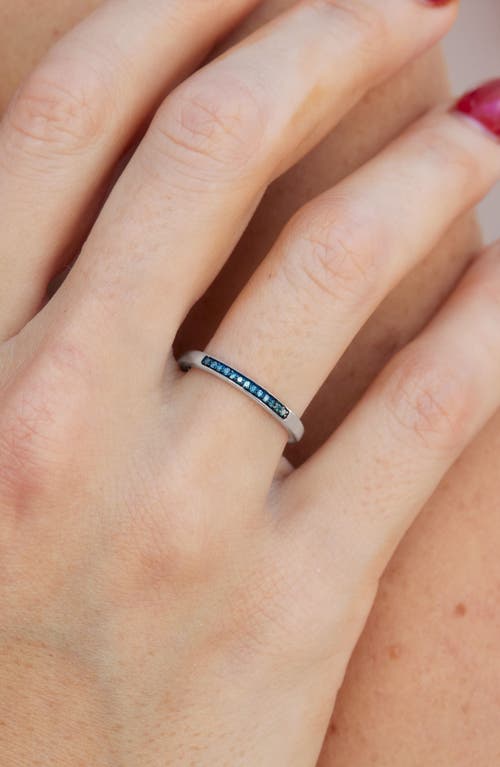 Savvy Cie Jewels Diamond Stackable Band Ring In Metallic