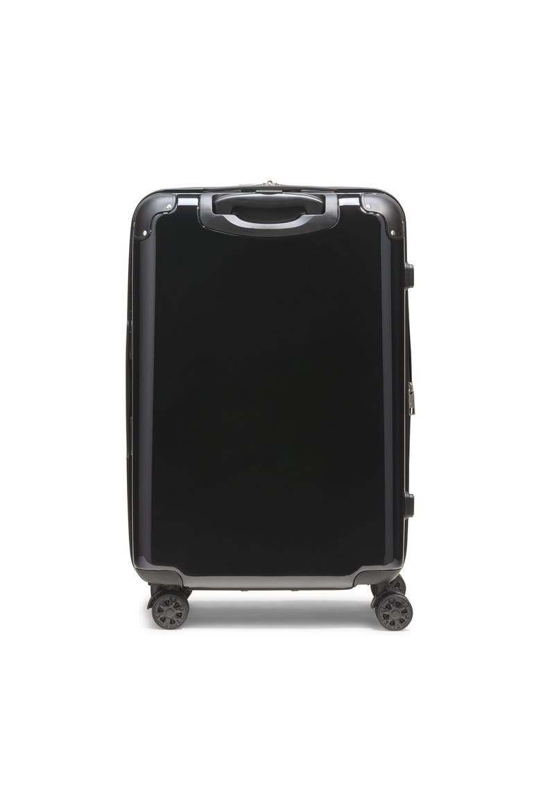 Up in Paris Upright Suitcase, Alternate, color, Black