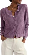 Seasalt Cornwall Willowing Organic Cotton Pointelle Cardigan