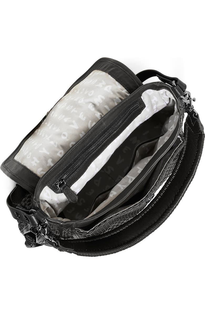 AIMEE All For Love Woven Leather Shoulder Bag, Alternate, color,