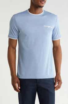 Tipped Pocket Knit T-Shirt
