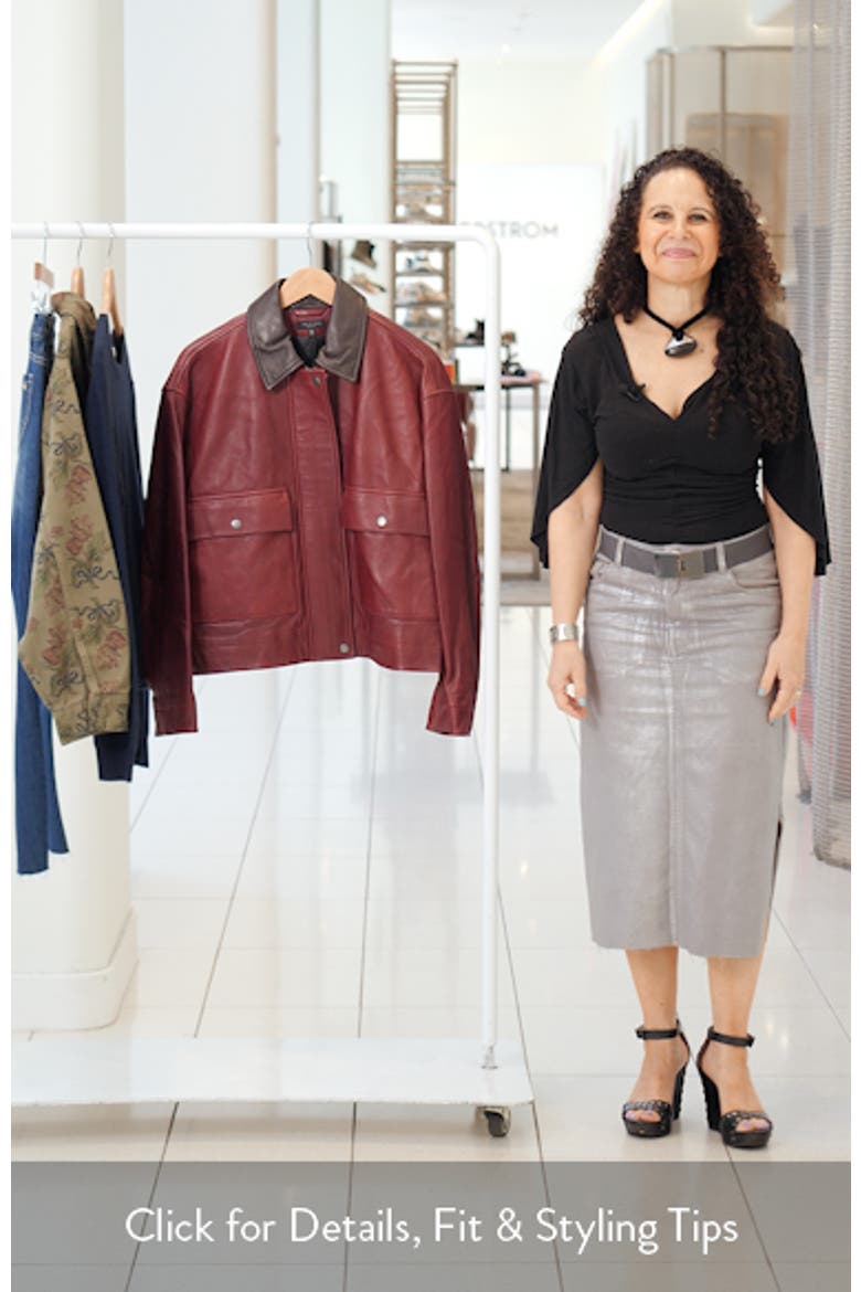 Nonie Leather Jacket video