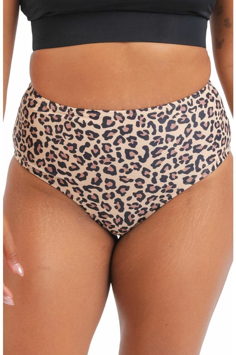 High-Waist Bottom, Alternate, color, Cheetah