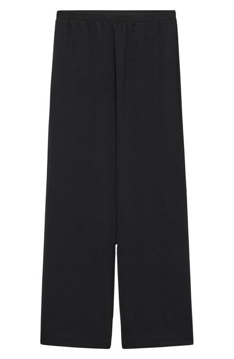 High Waist Straight Leg Pants