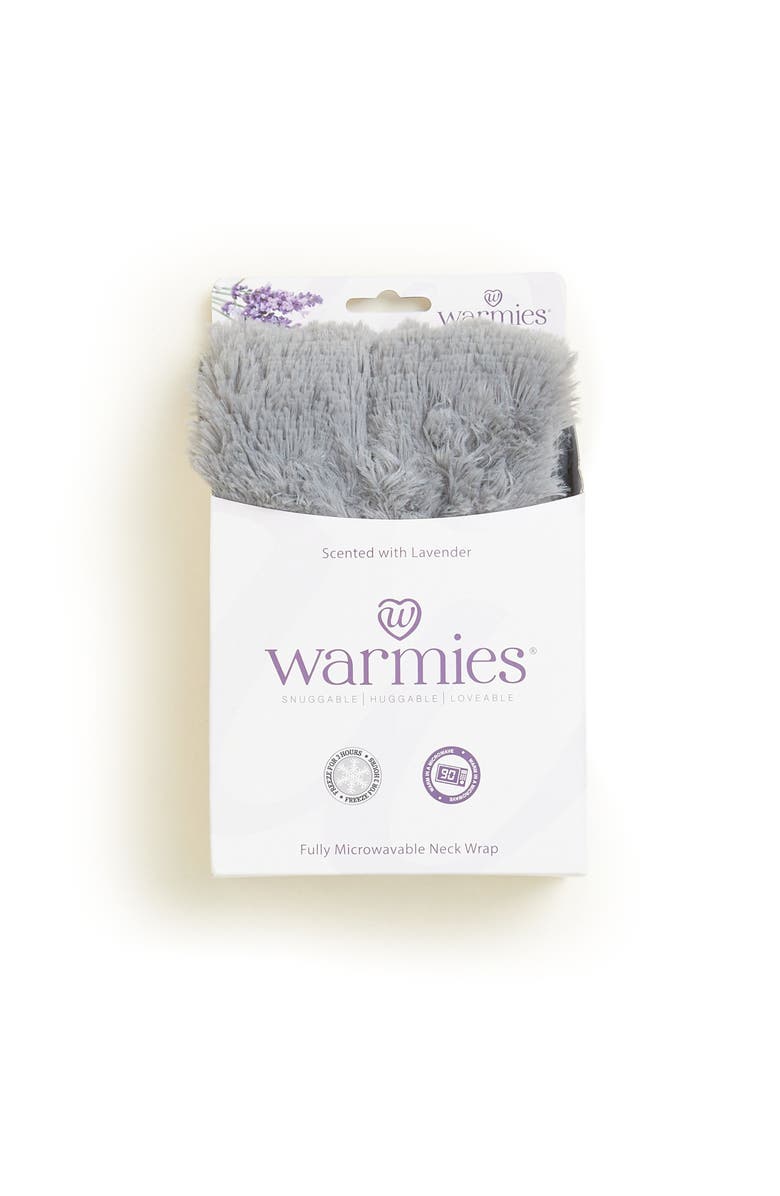 Warmies Plush Neck Wrap, Alternate, color, Dark Gray