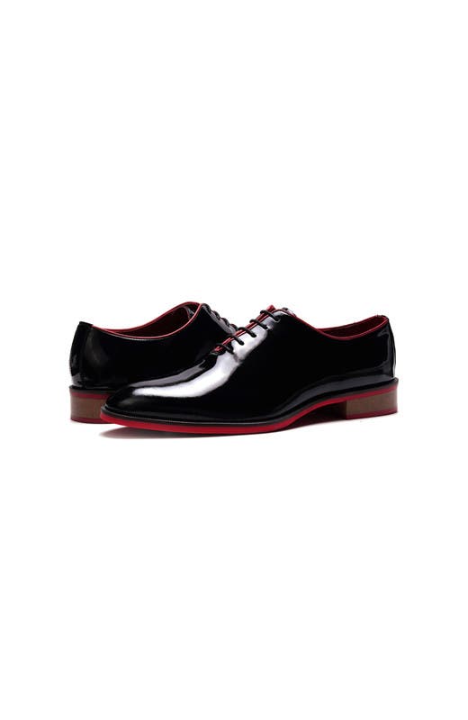 Sinclair Cap-Toe Oxford, Alternate, color, Black Leather