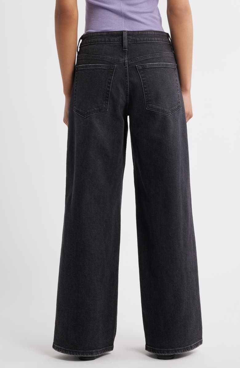 BP. Low Rise Baggy Wide Leg Jeans, Alternate, color, Washed Black