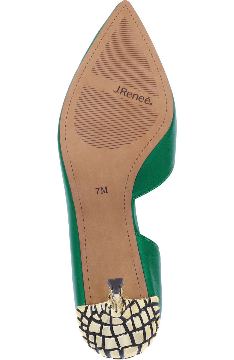 J. Reneé Jeannie Pump, Alternate, color, Emerald