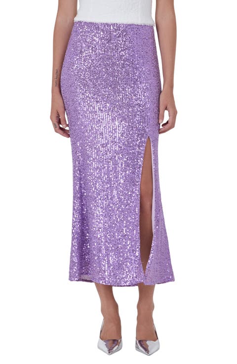 ワンピース PAROSH Women Mid Skirts D731358PIMPY 042 FUXIA Purple Women's Purple Midi Skirts | Nordstrom
