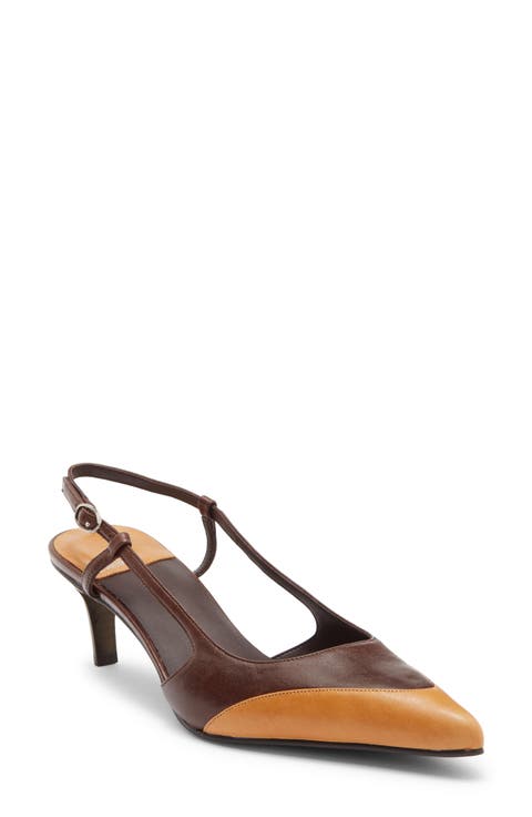 Booshky Slingback Pointed Toe Pump