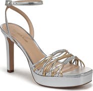 Veronica Beard Beverlee Ankle Strap Platform Sandal