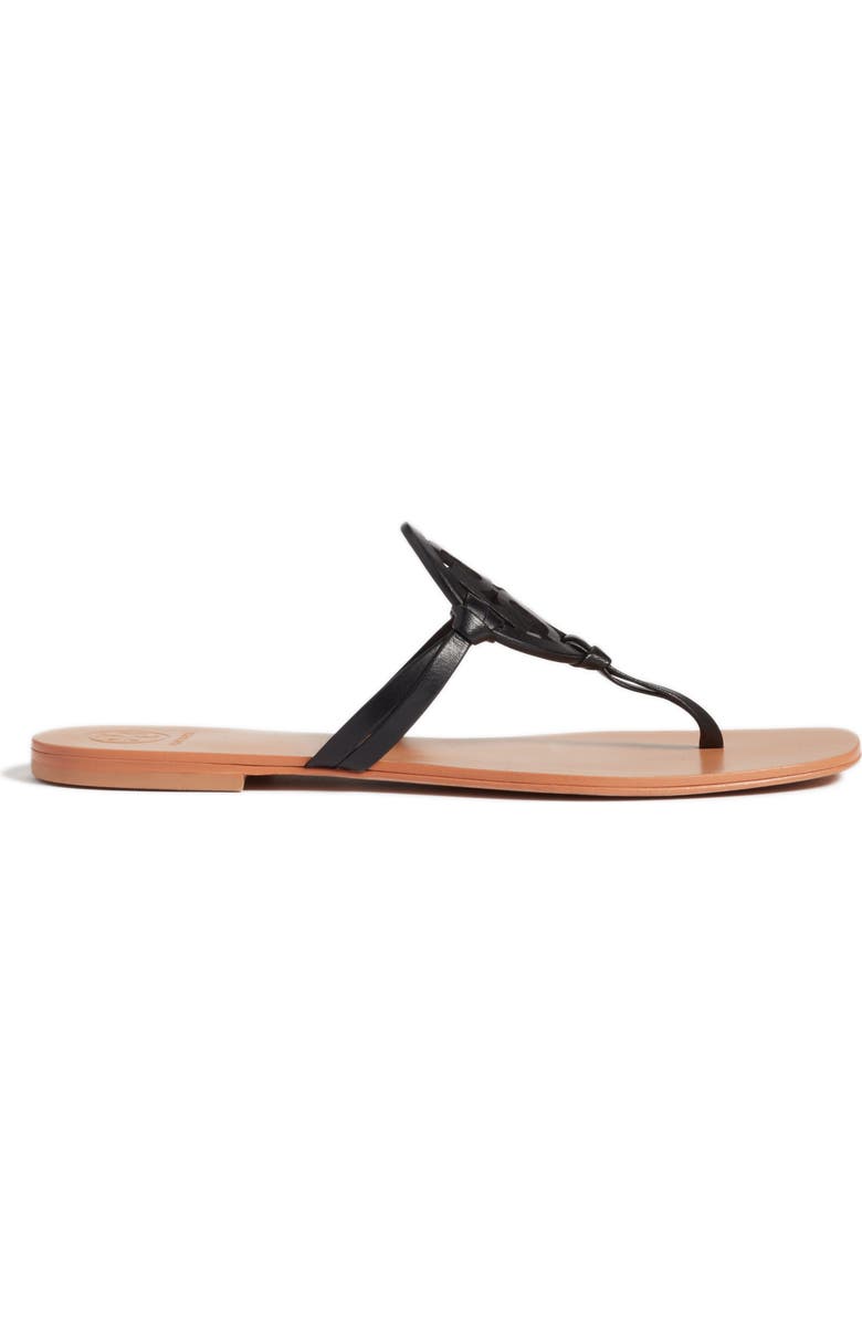 Tory Burch Miller Logo Thong Sandal, Alternate, color,