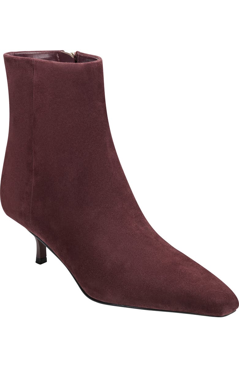 Marc Fisher LTD Kiona Kitten Heel Bootie, Main, color, Dark Red