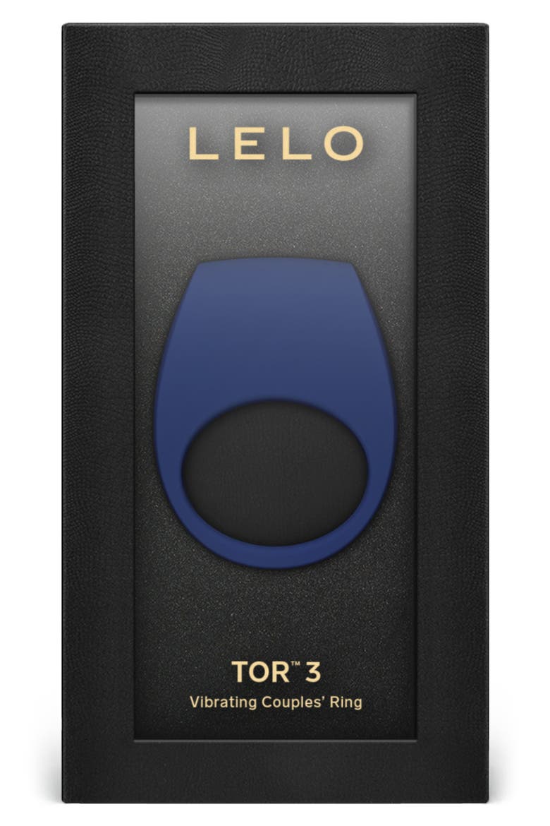 TOR 3 Vibrating Couples Ring, Alternate, color, BLUE