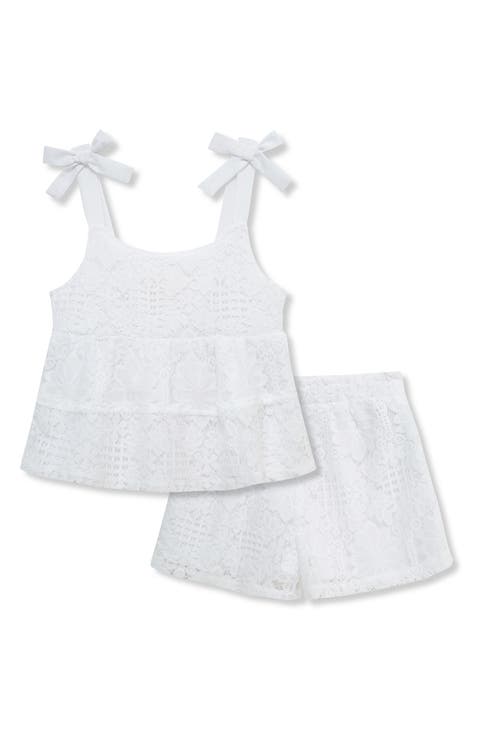 Kids' Lace Tank & Shorts Set (Toddler, Little Kid & Big Kid)