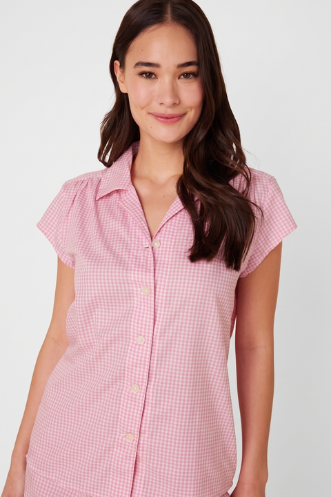 Pima Cotton Pajama Short Set