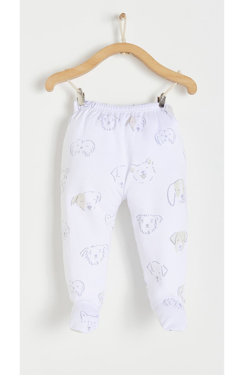 Babycottons Premium Peruvian Pima Cotton Paws Kimono & Pants Set for Infant, Alternate, color,