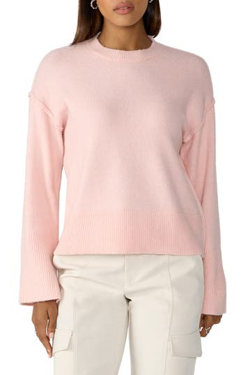 Sanctuary Sundays Crewneck Sweater In White