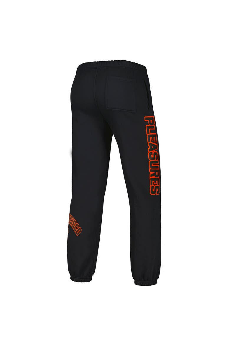 Men's PLEASURES Black San Francisco Giants Opening Day Sweatpants, Alternate, color, Black
