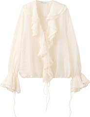 MANGO Ruffle Top