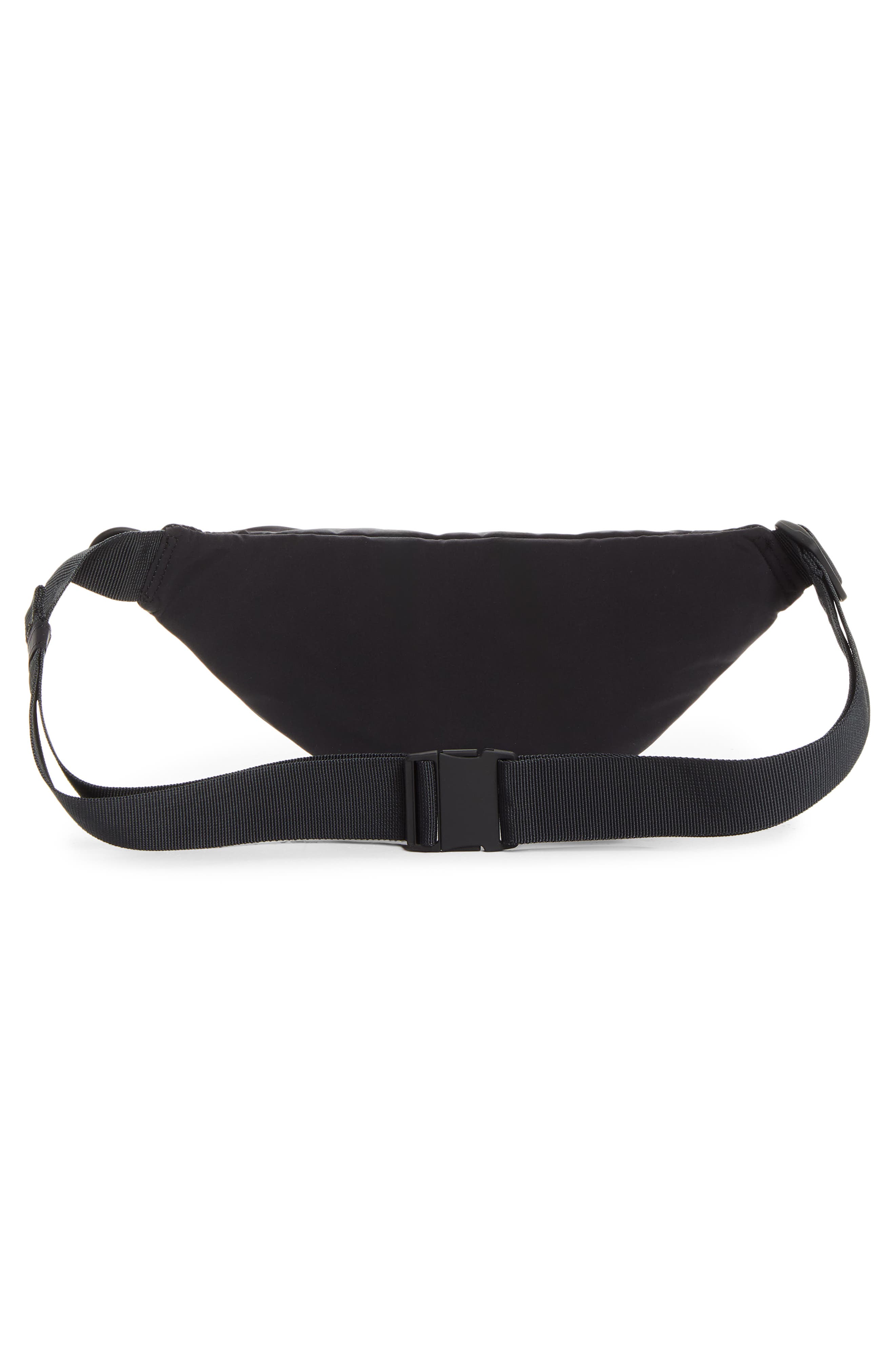Nike Water Repellent Belt Bag, Alternate, color, Obsidian