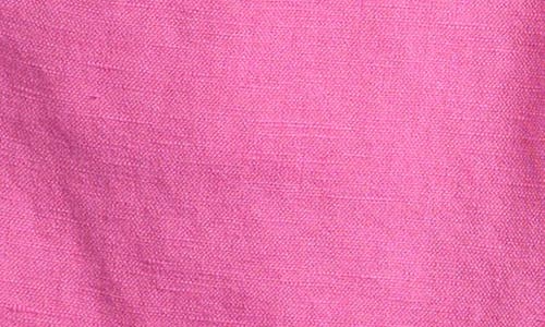 Polo Ralph Lauren Kids' Preppy Flat Front Linen & Cotton Shorts In Laguna Pink