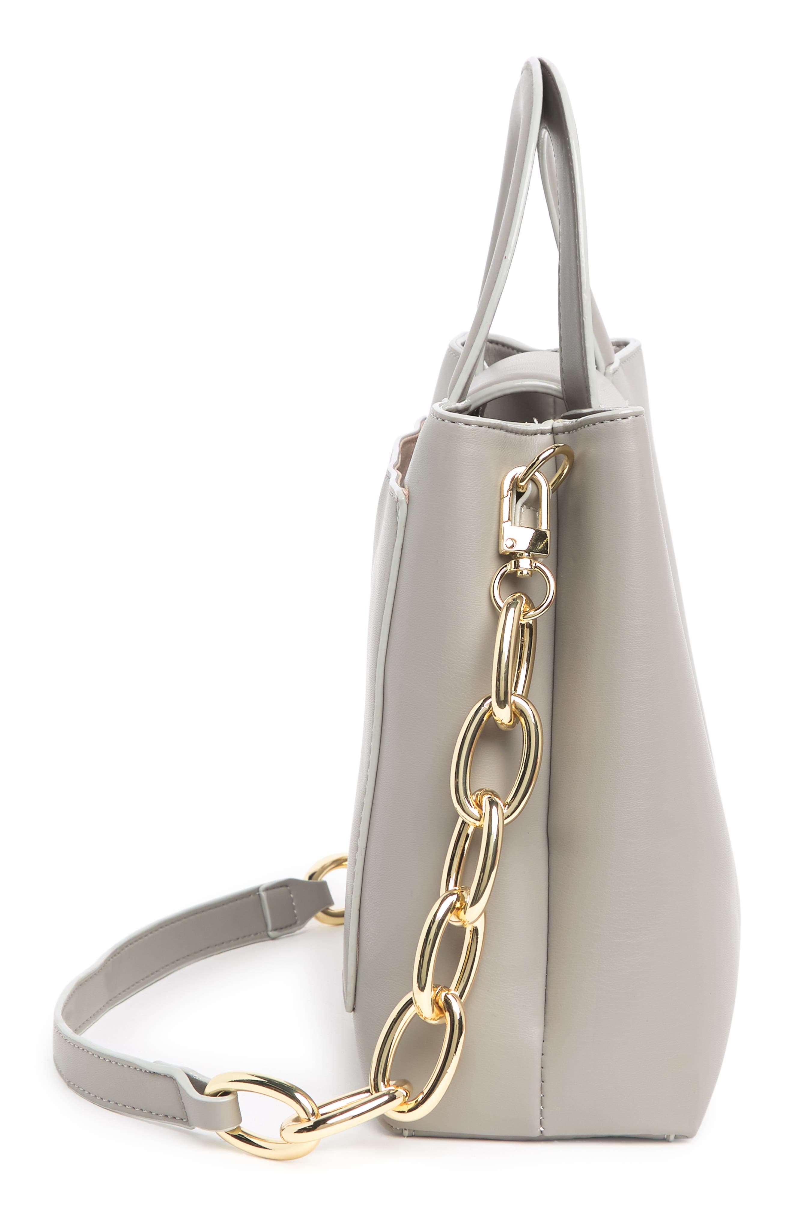 HOUSE OF WANT Snack Top Handle Vegan Leather Satchel, Alternate, color, 