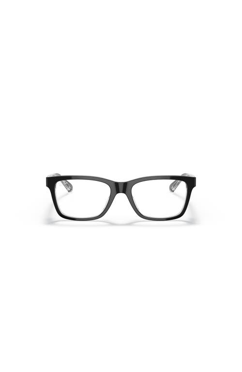Ray Ban Ray-ban 48mm Square Optical Glasses In Black