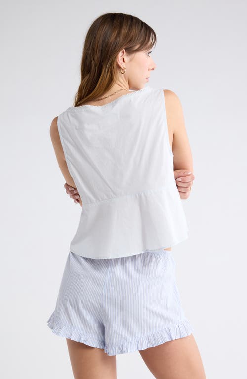 Abound Tie Front Cotton Tank Top
