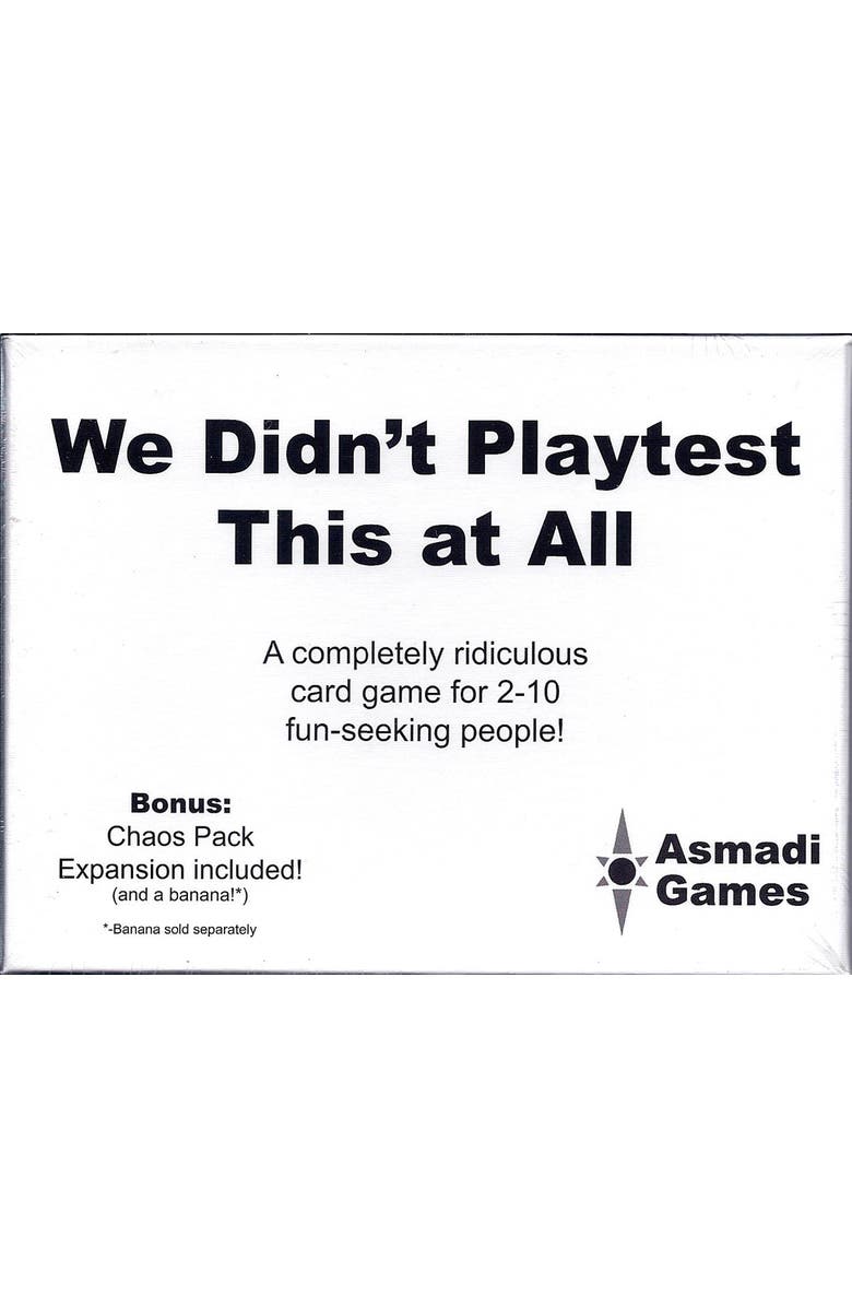 Asmadi Games We Didn'T Playtest This At All With Chaos Pack, Main, color, Multicolored