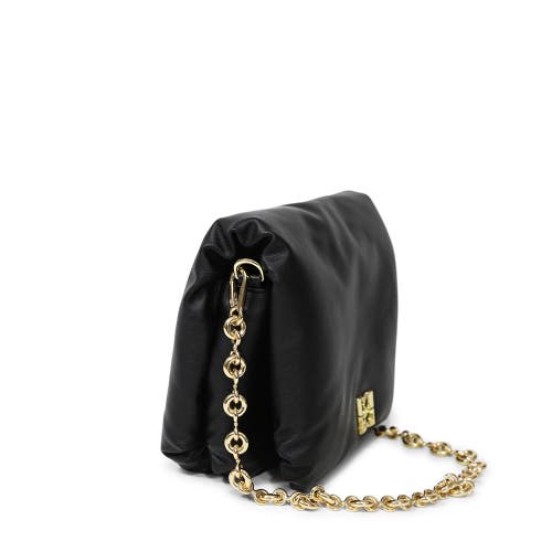 Belle & Bloom Hanging On Pillow Leather Handbag In Black