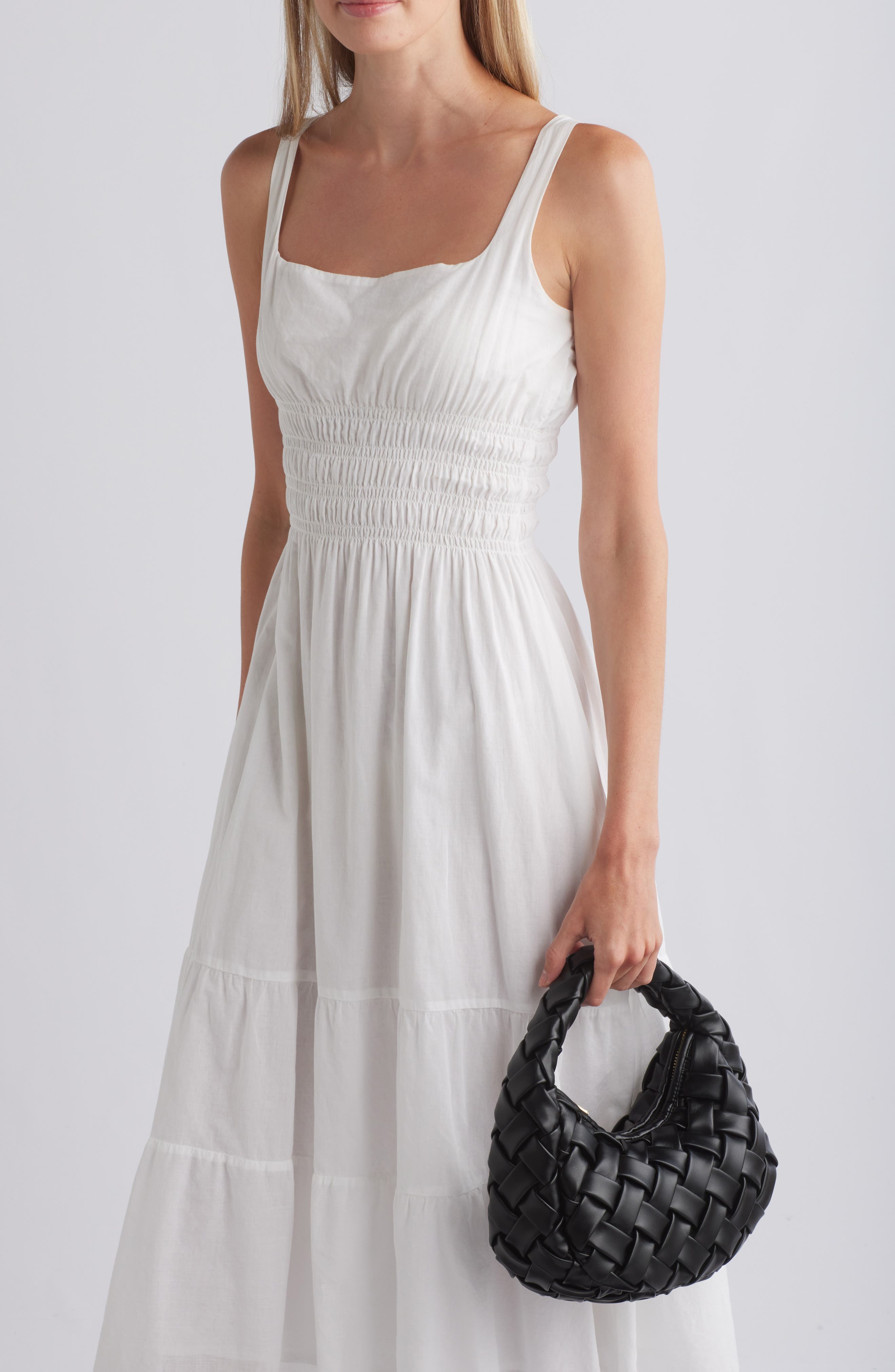 URBAN EXPRESSIONS HANDBAGS Faux Leather Woven Shoulder Bag, Alternate, color, 